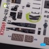 KELIK K72069 Messerschmitt Me410A-1 interior 3D decals for Airfix kit 1/72